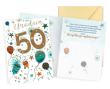 Opakowanie Karnet Urodziny 50
