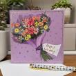 Opakowanie Karnet Urodziny Bukiet kwiatów