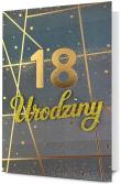 Opakowanie Karnet Urodziny Osiemnastka