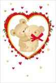 Opakowanie Karnet Walentynki - Sweet Teddies