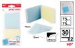 Opakowanie Karteczki samoprzylepne przezrocz 75x75mm 2x30szt