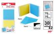 Opakowanie Karteczki samoprzylepne przezrocz 75x75mm 2x30szt