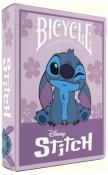 Opakowanie Karty do gry Bicycle Disney Stitch Purple