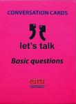 Okładka książki Karty Konwersacyjne. Let's talk Basic questions