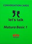 Okładka książki Karty Konwersacyjne. Let's talk Matura Basic 1