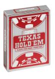 Opakowanie Karty Texas Hold'em srebrny/czerwony CARTAMUNDI