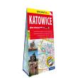 Katowice plan miasta 1:20 000 papier 2024. Autor: Oparcowanie zbiorowe. Dadada.pl Okładka książki Katowice plan miasta 1:20 000 papier 2024