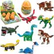 Opakowanie Klocki dinozaury w jajku +50el