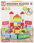 Opakowanie Klocki drewniane 52 elementy