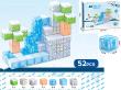 Opakowanie Klocki magnetyczne kostki 3D 52el