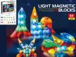 Opakowanie Klocki magnetyczne świecące 64el