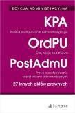 Kodeks postępowania administracyjnego. Ordynacja podatkowa. Prawo o postępowaniu przed sądami administracyjnymi. 27 innych aktów prawnych. Edycja administracyjna. Autor: Opracowanie zbiorowe. Dadada.pl Okładka książki Kodeks postępowania administracyjnego. Ordynacja podatkowa. Prawo o postępowaniu przed sądami administracyjnymi. 27 innych aktów prawnych. Edycja administracyjna