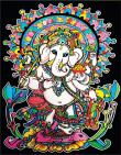 Opakowanie Kolorowanka welwetowa 47x35cm Ganesha
