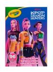 Opakowanie Kolorowanka zamszowa K-Pop Demon Hunters CRAYOLA