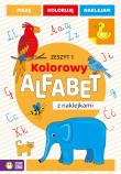 Okładka książki Kolorowy alfabet z naklejkami. Zeszyt 1