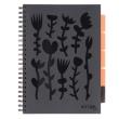 Opakowanie Kołozeszyt Pads A4/100K kratka Floral czarny
