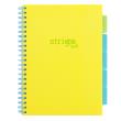 Opakowanie Kołozeszyt Strigo A4 Project Book Neon żółty kratka