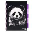 Opakowanie Kołozeszyt Strigo A4 Project Book Panda czarny linia