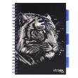Opakowanie Kołozeszyt Strigo A4 Project Book Tygrys czarny kratka