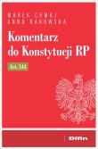 Komentarz do Konstytucji RP art. 144. Autor: Chmaj Marek, Rakowska Anna. Dadada.pl Okładka książki Komentarz do Konstytucji RP art. 144