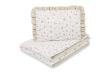 Opakowanie Komplet Do łóżEczka BaweŁNa Rose Beige 75x95 25x35