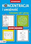 Okładka książki Koncentracja i uważność. Nowe zadania - uszkodzone