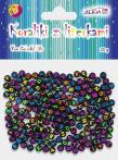Opakowanie Koraliki plastikowe z literkami 7x4mm 25g