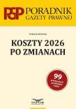 Okładka książki Koszty 2026 po zmianach