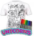 Opakowanie Koszulka do wielokrotnego kolor. Jednorożec 7-8