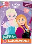 Okładka książki Kraina Lodu. Megakolorowanka. Brokatowe naklejki