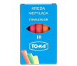 Opakowanie Kreda szkolna niepyląca kolorowa 10 szt TOMA