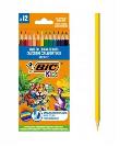 Opakowanie Kredki drewniane Kids Smooth ECO 12szt BIC