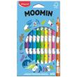 Opakowanie Kredki Muminki Jumbo Trójkątne 12szt MAPED