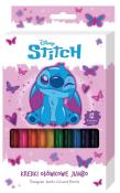 Opakowanie Kredki ołówkowe trójkątne Jumbo Stitch 12 kolorów