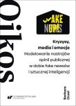 Kryzysy, media i emocje. Autor: Orzeł Barbara. Dadada.pl Okładka książki Kryzysy, media i emocje