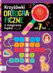 Krzyżówki ortograficzne z magiczną lupką od 7 lat. Autor: Michalec Bogusław. Dadada.pl Okładka książki Krzyżówki ortograficzne z magiczną lupką od 7 lat