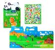 Opakowanie Książeczka z naklejkami wielorazowymi zwierzęta