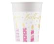 Opakowanie Kubeczki papierowe Birthday Candles FSC 200ml