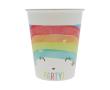 Opakowanie Kubeczki papierowe Rainbow Party 200ml 8szt