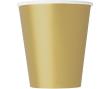 Opakowanie Kubeczki papierowe złote 270ml 8szt