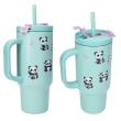 Opakowanie Kubek 470ml termiczny ze słomką To Go Panda  14142A