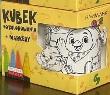 Kubek do malowania z markerami kurcash. Wydawca: Rawmark. Dadada.pl Opakowanie Kubek do malowania z markerami kurcash