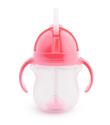 Opakowanie Kubek Munchkin niekapek ze słomką 207ml różowy