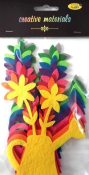 Opakowanie Kwiat w konewce z filcu 9,5x12cm 9szt