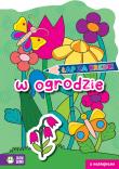 Łap za kredki! W ogrodzie. Autor: Opracowanie zbiorowe. Dadada.pl Okładka książki Łap za kredki! W ogrodzie