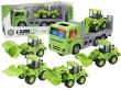 Opakowanie Laweta z pojazdem budowlanym zielone MIX