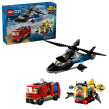 Opakowanie LEGO(R) CITY 60462 Zestaw z helikopterem, wozem strażackim i łodzią podwodną