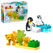 Opakowanie LEGO(R) DUPLO 10442 Rodziny dzikich zwierząt: pingwiny i lwy