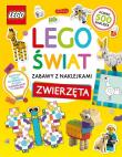 Okładka książki LEGO świat. Zabawy z naklejkami. Zwierzęta