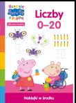 Liczby. Uczę się z Peppą. Świnka Peppa. Autor: Opracowanie zbiorowe. Dadada.pl Okładka książki Liczby. Uczę się z Peppą. Świnka Peppa